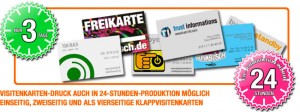 Jedes Unternehmen sollte sich Visitenkarten drucken lassen, die das Unternehmen präsentieren.