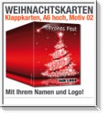 Stilvoll und passend zur Branche sollten die Weihnachtskarten an Unternehmen sein.