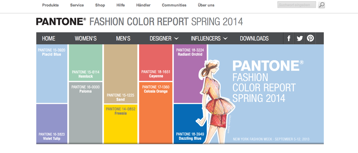 Pantone kennt die Farbtrends 2014. Der Mega Deal hat die passenden Umschläge.