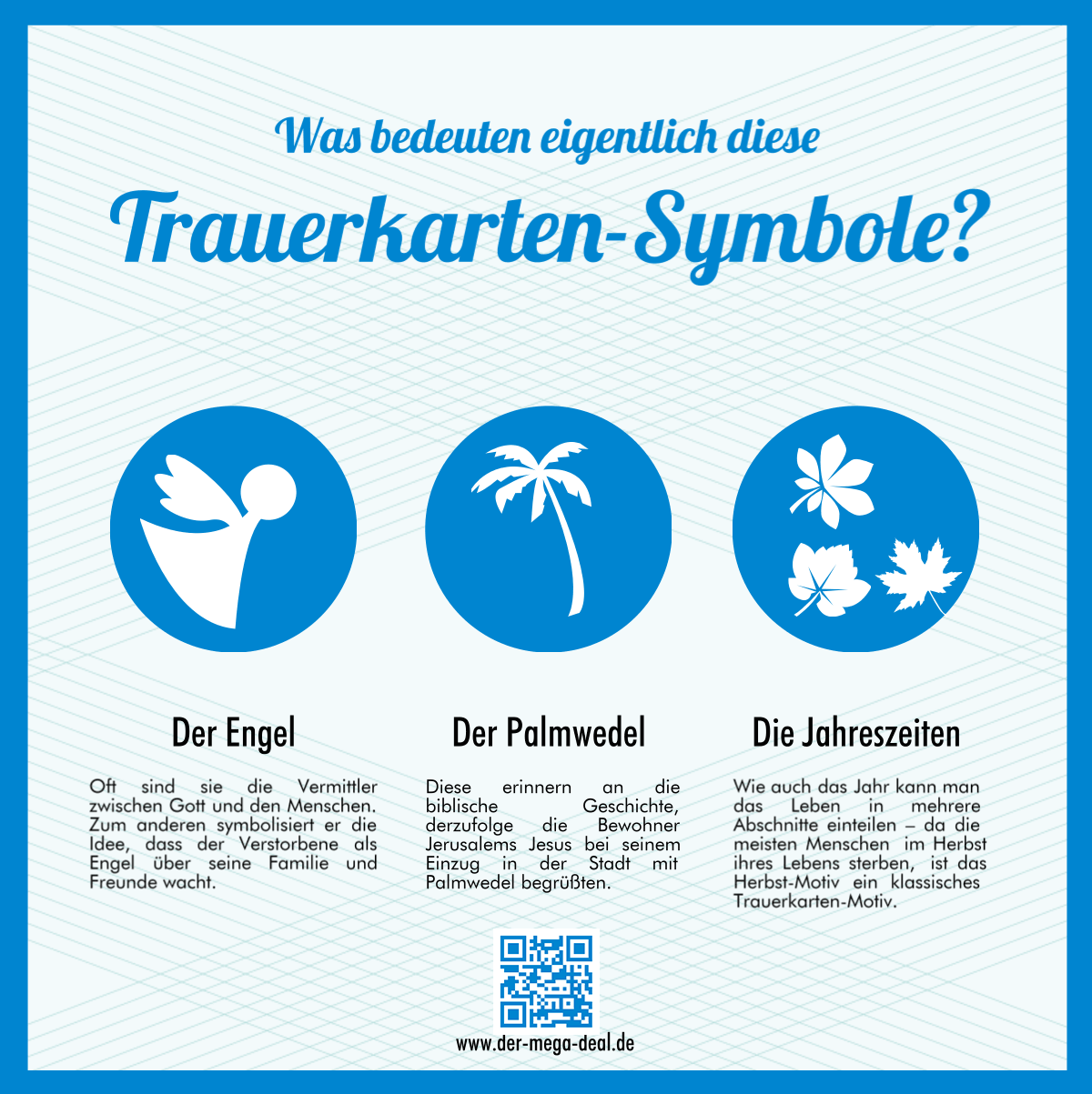 Was bedeuten eigentlich diese Trauerkarten-Symbole