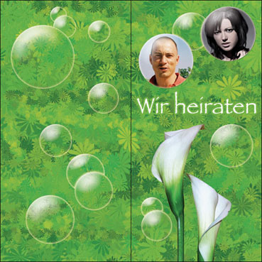 Hochzeitskarte - außen