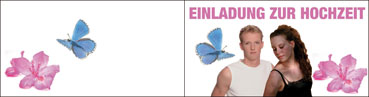 Hochzeitskarte - außen