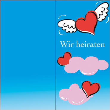 Hochzeitskarte - au�en