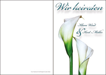 Hochzeitskarte - außen