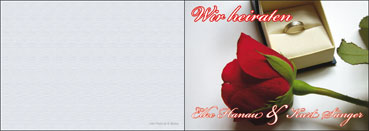 Hochzeitskarte - außen