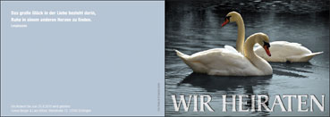 Hochzeitskarte - au�en