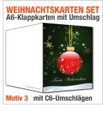 Weihnachtskarten mit Briefumschl&auml;gen im Sparpaket, Motiv 03