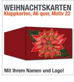 Weihnachtskarten, Klappkarten A6, Motiv 22