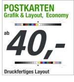 Grafik Postkarten, Economy