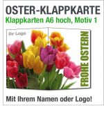 Osterkarten, Oster-Klappkarten, A6, Motiv 01