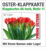 Osterkarten, Oster-Klappkarten, A6, Motiv 11