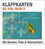 Kommunionskarten, Konfirmationskarten, Motiv 05