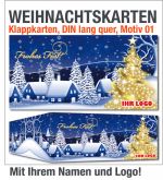 Weihnachtskarten, Klappkarten DIN lang, Motiv 01