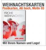 Weihnachtskarten, Postkarten A6, Motiv 03
