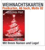 Weihnachtskarten, Postkarten A6, Motiv 02