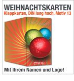 Weihnachtskarten, Klappkarten DIN lang, Motiv 13