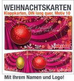 Weihnachtskarten, Klappkarten DIN lang, Motiv 10