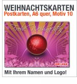 Weihnachtskarten, Postkarten A6, Motiv 10