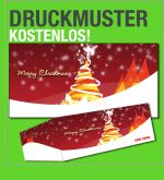 Kostenlose Weihnachtskarten-Druckmuster