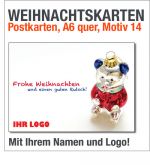 Weihnachtskarten, Postkarten A6, Motiv 14
