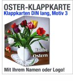 Osterkarten, Oster-Klappkarten, DIN lang, Motiv 03