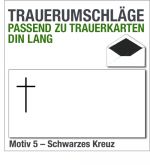 DIN-lang-Trauerumschl&auml;ge, Trauerbriefumschl&auml;ge DL, Motiv 5