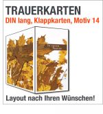Trauerkarten, DIN lang, Motiv 14