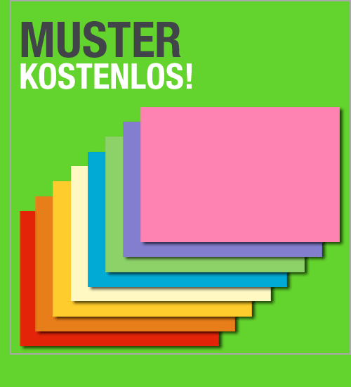 Farbige Briefumschl�ge, C5, ohne Fenster, kostenloses Muster