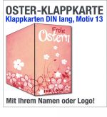 Osterkarten, Oster-Klappkarten, DIN lang, Motiv 13
