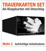Trauerkarten mit Trauerumschl�gen im Sparpaket, Motiv 03