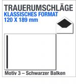 Trauerumschl&auml;ge Klassik, Trauerbriefumschl&auml;ge 120x189mm, Motiv 3