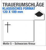 Trauerumschl&auml;ge Klassik, Trauerbriefumschl&auml;ge 120x189mm, Motiv 5