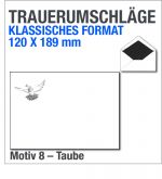 Trauerumschl&auml;ge Klassik, Trauerbriefumschl&auml;ge 120x189mm, Motiv 8