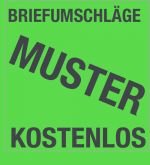 Unbedruckte Briefumschl�ge, kostenloses Muster