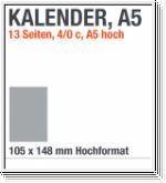 A5-Kalenderdruck, A5-Kalender, Hochformat
