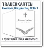 Trauerkarten, klassisch, Motiv 07