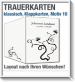 Trauerkarten, klassisch, Motiv 10