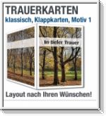 Trauerkarten, klassisch, Motiv 01
