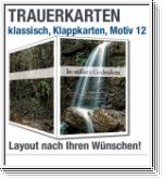 Trauerkarten, klassisch, Motiv 12