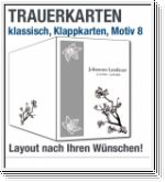 Trauerkarten, klassisch, Motiv 08