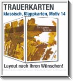 Trauerkarten, klassisch, Motiv 14