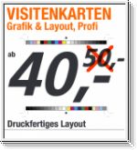 Grafik Visitenkarten, Profi