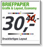Grafik Briefpapier, Economy