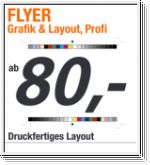 Grafik Flyer, mittel, Profi