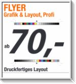 Grafik Flyer, klein, Profi