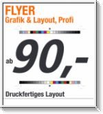 Grafik Flyer, gro�, Profi