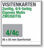 Visitenkarten, 2-seitig, 4/4c