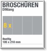 Brosch�ren, gefalzt, 8seitig