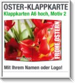 Osterkarten, Oster-Klappkarten, A6, Motiv 02
