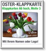 Osterkarten, Oster-Klappkarten, A6, Motiv 03
